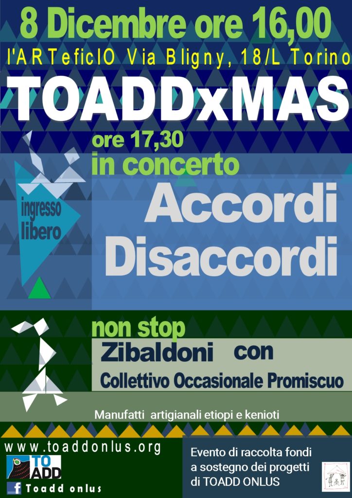 Natale con TOADD all'Arteficio di Torino